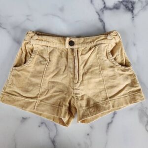 My brother john kids unisex pastel yellow corduroy ribbed shorts sz 5 vintage st